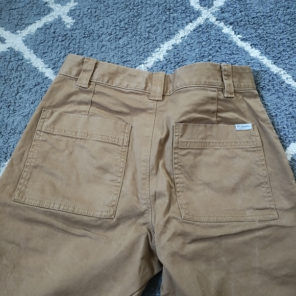 COLUMBIA “Holly Hideaway” Cotton Pants/Camel Brown/Straight Leg size 6 - Picture 10 of 12